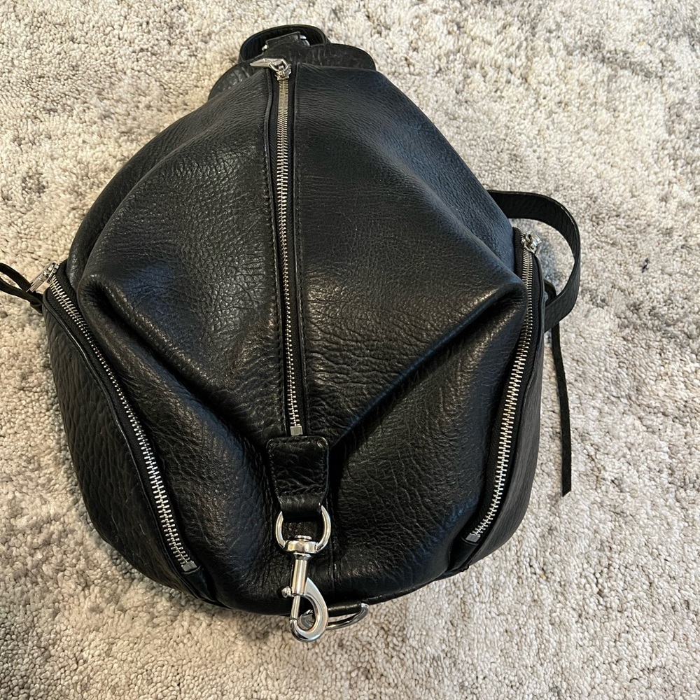 Rebecca Minkoff Black Julian Leather Backpack